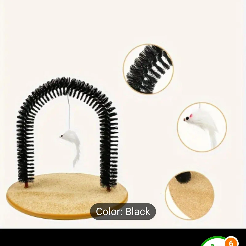 Cat Self Grooming Kit with Soft Bristles